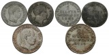 Altdeutschland; 3 Kleinmünzen 1839-1861
