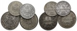 Deutsches Reich, 4 Kleinmünzen 1898-1919