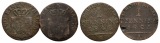 Brandenburg-Preußen; 2 Kleinmünzen 1842/1825