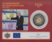 Offiz. Coincard 2-Euro-Sondermünze Luxemburg *10 Jahre Euro B...