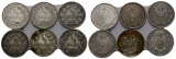 Kaiserreich; 1/2 Mark 1905; 6 Kleinmünzen
