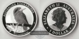 Australien,  1 Dollar  2021  Kookaburra FM-Frankfurt  Feinsilb...