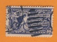 USA 1916/17 Eilmarke Eilbote auf Fahrrad o.Wz. Mi.243 gest.