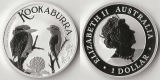 Australien,  1 Dollar  2023  Kookaburra FM-Frankfurt  Feinsilb...