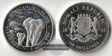 Somalia  100 Schilling  2015  Two Elephants    FM-Frankfurt  F...