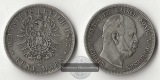 Deutsches Kaiserreich. Preussen, Wilhelm I.  5 Mark  1875 B  F...