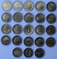 Italien: Lot aus 23 verschiedenen 2-Euro-Gedenkmünzen