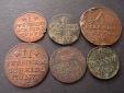 Altdeutschland 6 Kleinmünzen
