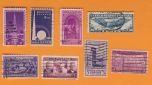 USA 1939 alle Einzelmarken aus 1939 Mi.447,448,449,450,451,452...