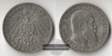 Württemberg, Kaiserreich  3 Mark  1909 F   Wilhelm II.  FM-Fr...