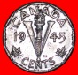 * MORSEZEICHEN: KANADA ★ 5 CENTS 1945 KRIEGSZEIT (1939-1945)...