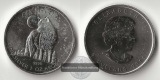 Kanada,  5 Dollar  2011   Wolf FM-Frankfurt   Feinsilber: 31,1g
