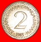 * REDUZIERTER TYP (1982-1986): JUGOSLAWIEN ★ 2 DINAR 1983 VZ...