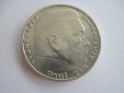 5 RM Reichsmark 1936 J Paul v. Hindenburg, ohne HK, 900er Silber