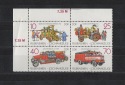 DDR 1987 Mi. 3101-3104 Viererblock m. Eckrand **Postfrisch