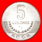 * CHILE (2005-2016): COSTA RICA ★ 5 COLONES 2008 VZGL STEMPE...