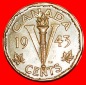 * MORSEZEICHEN: KANADA ★ 5 CENTS 1943! GEORG VI. (1937-1952)...