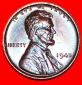 * WEIZEN PENNY (1909-1958): USA ★ 1 CENT 1945 ENTDECKUNG MÜ...