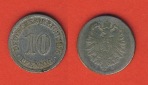 Kaiserreich 10 Pfennig 1875 J