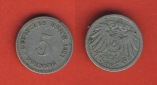 Kaiserreich 5 Pfennig 1901 A