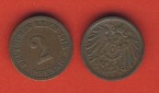 Kaiserreich 2 Pfennig 1912 A