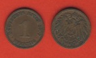 Kaiserreich 1 Pfennig 1907 A