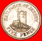 * GROSSBRITANNIEN (1983-1988): JERSEY ★ 5 PENCE 1983 TURM!...