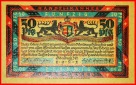 * OFFENES FEUER: DEUTSCHLAND OLDENBURG ★ 50 PFENNIG 1921 KFR...