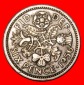 * BLUMEN (1954-1970): GROSSBRITANNIEN ★ 6 PENCE 1956! ELISAB...