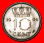 * PORTRÄT RECHTS (1950-1980): NIEDERLANDE ★ 10 CENT 1964! J...