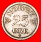 * ROSEN (1952-1957): NORWEGEN ★ 25 OERE 1956! HAAKON VII. (1...