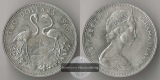 Bahamas  2  Dollar  1966  FM-Frankfurt  Feinsilber: 27,57g
