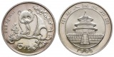 15,55 g Feinsilber. Panda klettert auf Ast