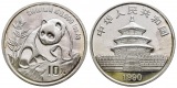 31,1 g Feinsilber. Panda Bär auf Fels