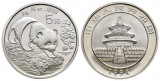15,55 g Feinsilber. Panda am Ufer