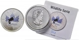 31,1 g Feinsilber. Maple Leaf - Orca mit Zertifikat