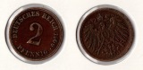 Kaiserreich 2 Pfennig 1906 -A- Sehr Schön Jaeger 11.