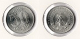 DDR 50 Pfennig 1982 -A- Unc./Stgl. Jaeger 1512.