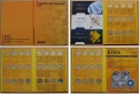 2007, komplettes Satz polnischer 2-Zloty-Münzen im Album Fisc...