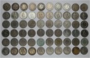     SCHWEIZ, 127 Kursmünzen zu 1 Franken, ab ca. 1906, alles perfekt beidseitig bebildert