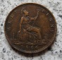 Großbritannien half Penny 1866 / 1/2 Penny 1866