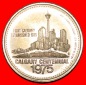 * CALGARY 1875: KANADA ★ DOLLAR 1975 STG STEMPELGLANZ! OHNE ...