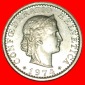 * FREIHEIT (1939-2023): SCHWEIZ ★ 20 RAPPEN 1974 STELPEL 1+A...