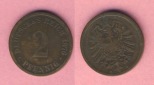 Kaiserreich 2 Pfennig 1876 D