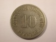 H15 KR  10 Pfennig 1873 C in s    Originalbilder