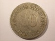 H15 KR  10 Pfennig 1893 G in f.s   Originalbilder