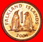 * GROSSBRITANNIEN (2003-2011): FALKLANDINSELN★1 PENNY 2004 E...