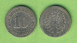 Kaiserreich 10 Pfennig 1875 B