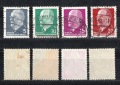 DDR 1961 Mi.845-848 *Echt gelaufen