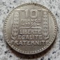 Frankreich 10 Francs 1938, Silber